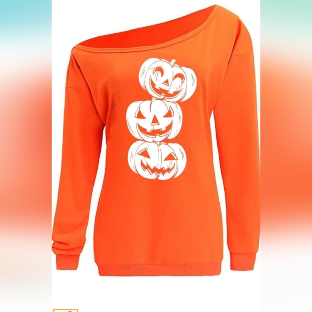 Halloween NWT shoulder tunic top